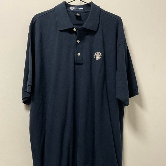 Smith & Wesson Classic Since 1852 Blue Short Sleeve Polo Shirt! - Picture 2 of 6